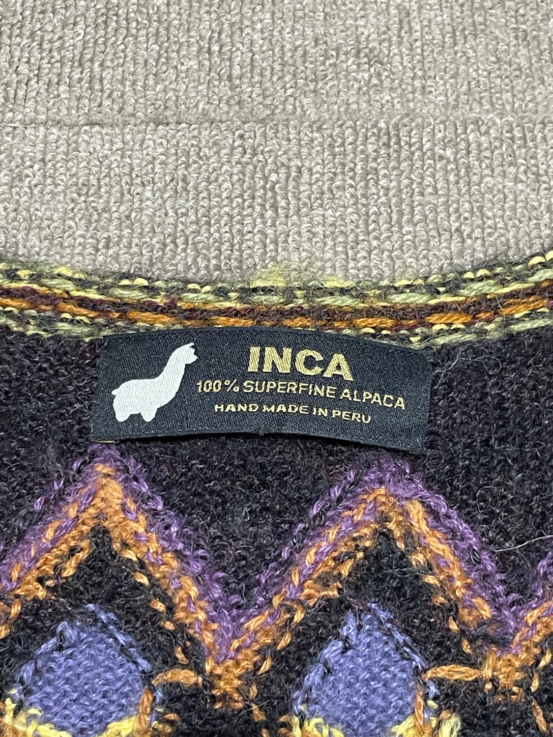 INCA 알파카 니트 베스트 상품이미지4