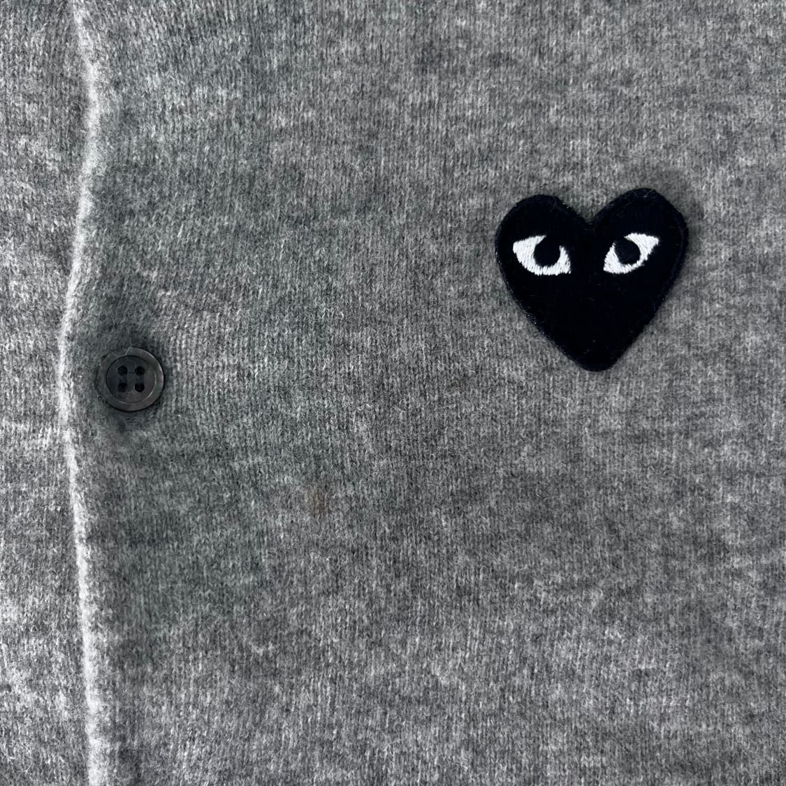 W 95 꼼데가르송 하트와펜 울 가디건 상품이미지4