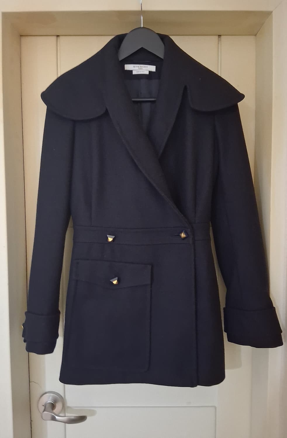 지방시 여성 울 더블 코트 상품이미지1