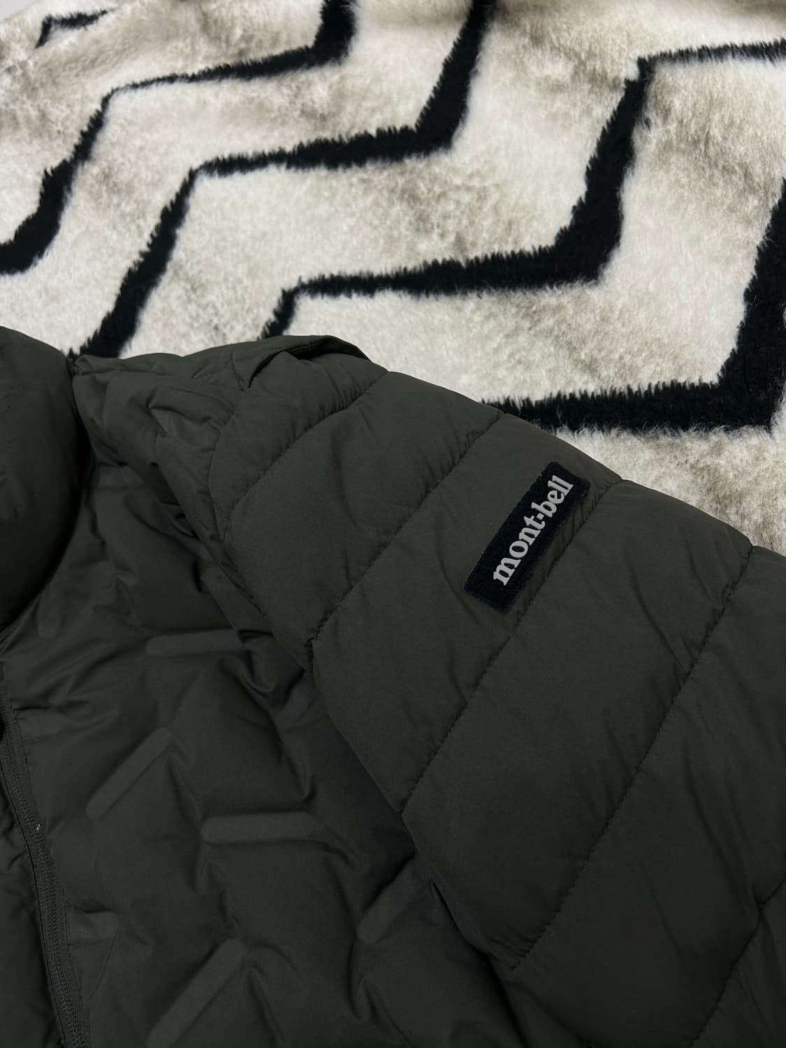 [L]몽벨 튜브테크 중경량 패딩/카키 상품이미지1