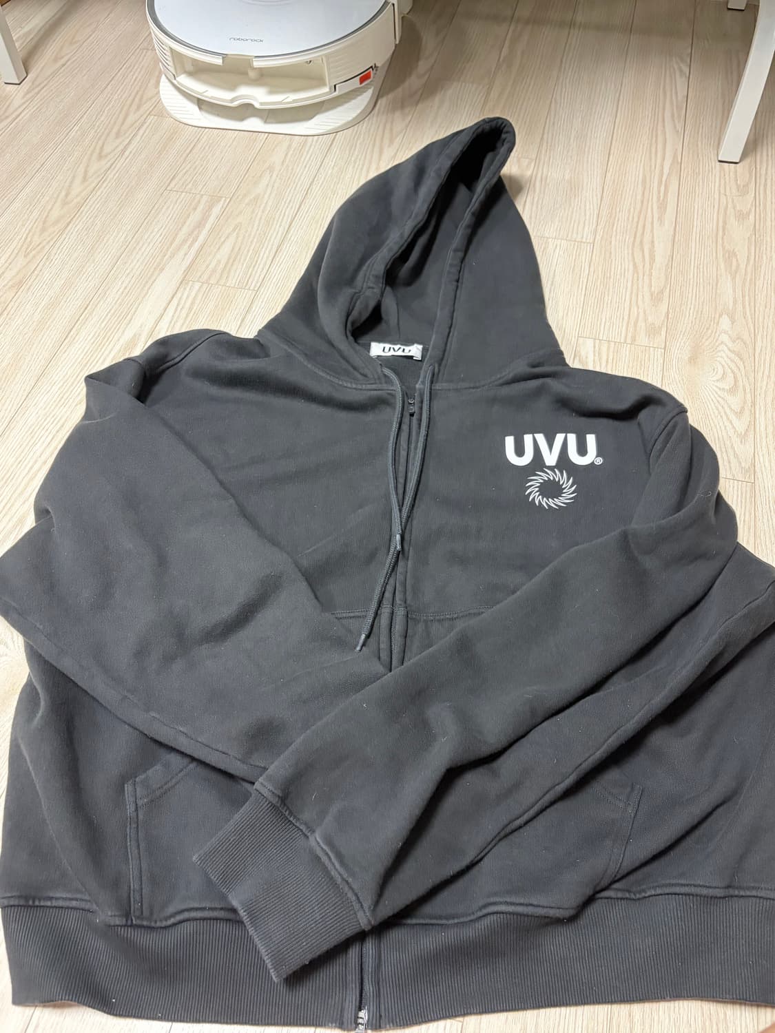 UVU 인시그니아 후드집업 블랙 L 상품이미지2