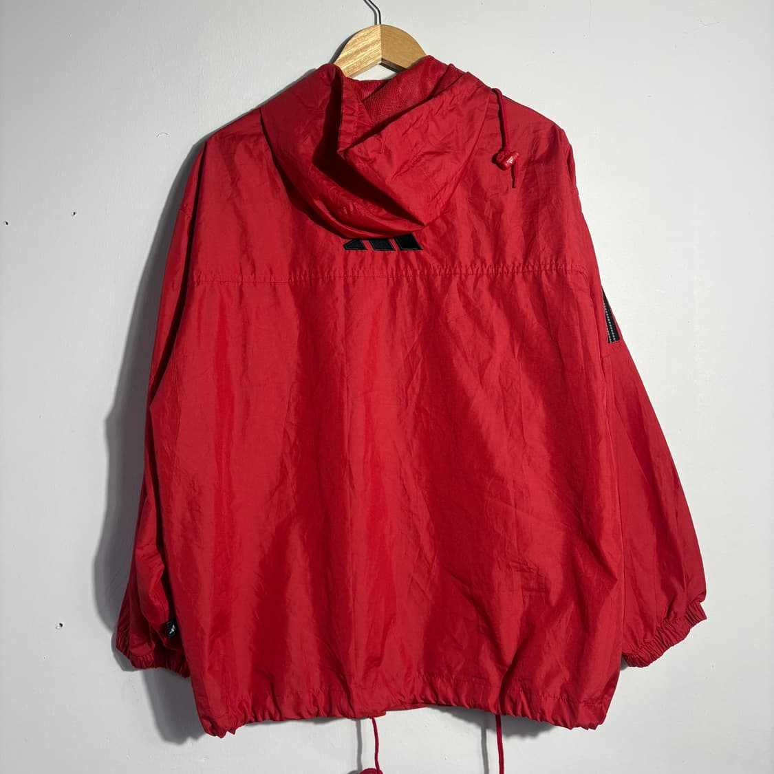 아디다스 레드 후드 윈드브레이커 자켓 (무료배송) 상품이미지7