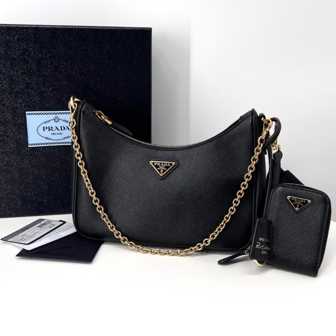 프라다 사피아노 호보백 가방 / 래플 정퀄 상품이미지1