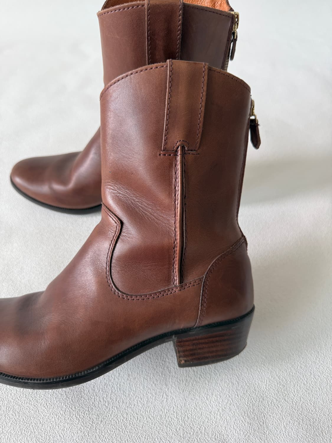 [240]쿠에른(CUEREN) 레더 웨스턴 부츠 상품이미지8