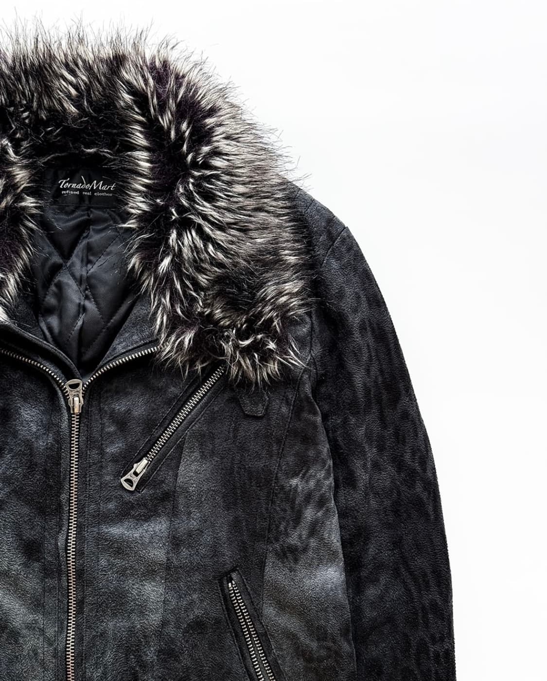 Tornado mart Black Leopard Fur jacket 상품이미지2