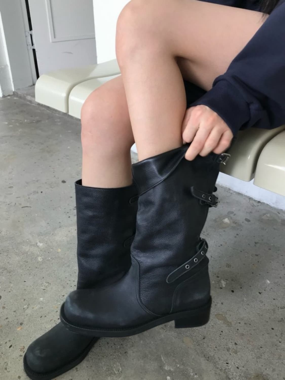 위아 벨티드 부츠 새상품 상품이미지5