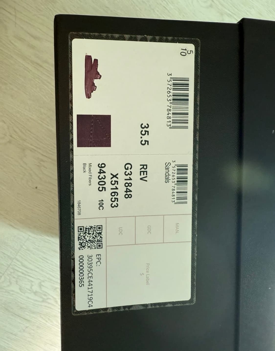 샤넬 믹스드파이버 벨크로 샌들230 상품이미지7