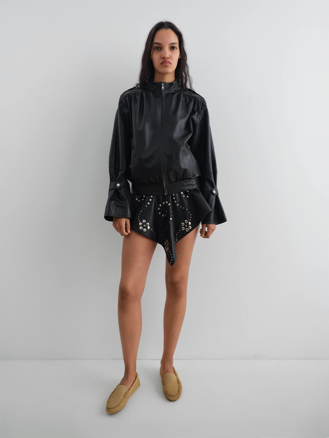 (S,M,L) 기마구아스 Oscar 레더 자켓 상품이미지2