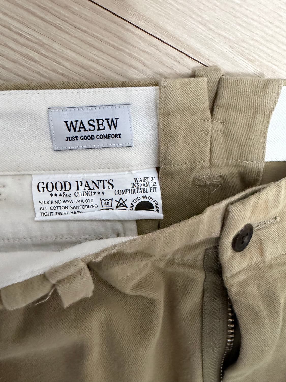 wasew 와쏘 굿팬츠 치노 상품이미지2