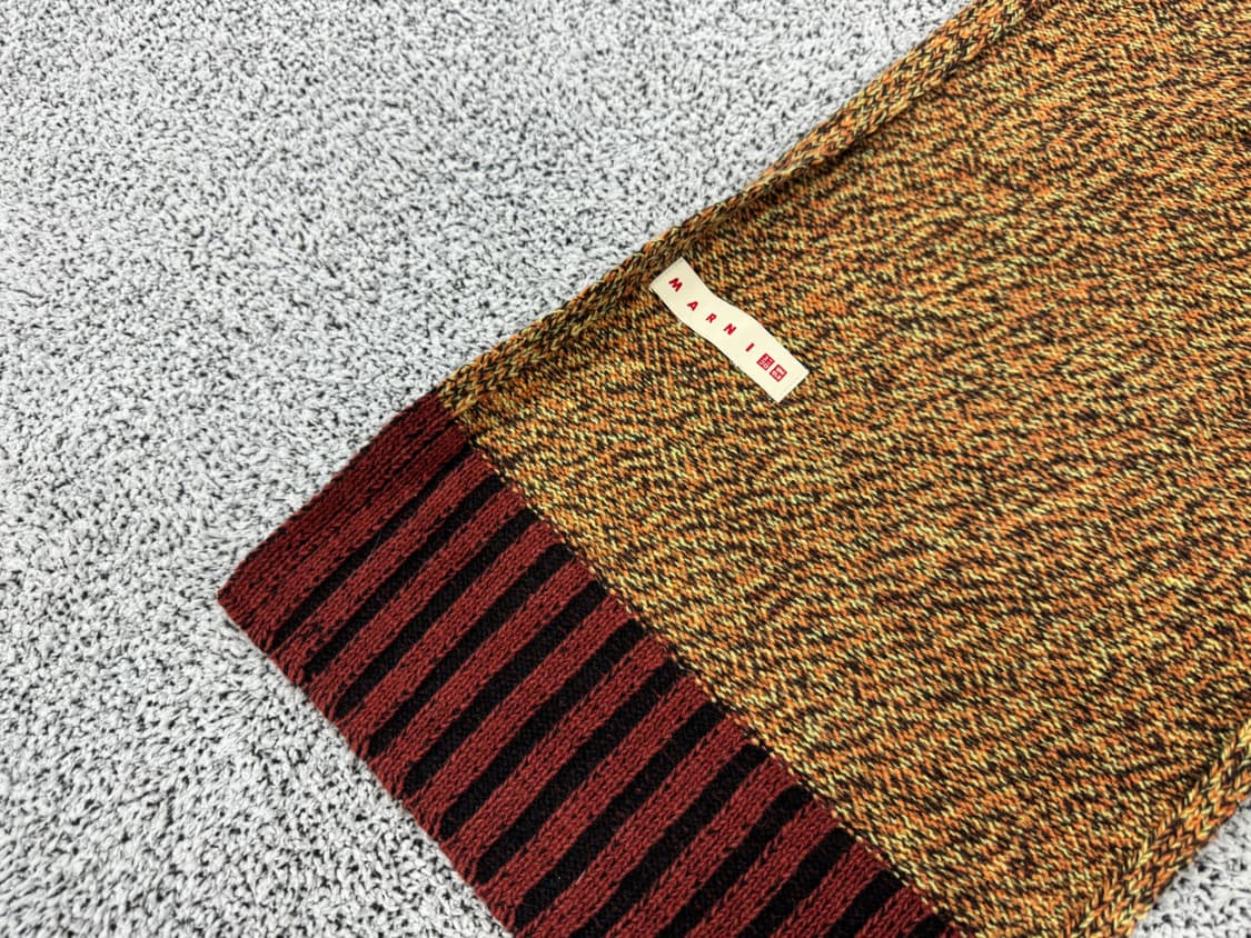 마르니 X 유니클로 니트 후드 머플러 상품이미지2