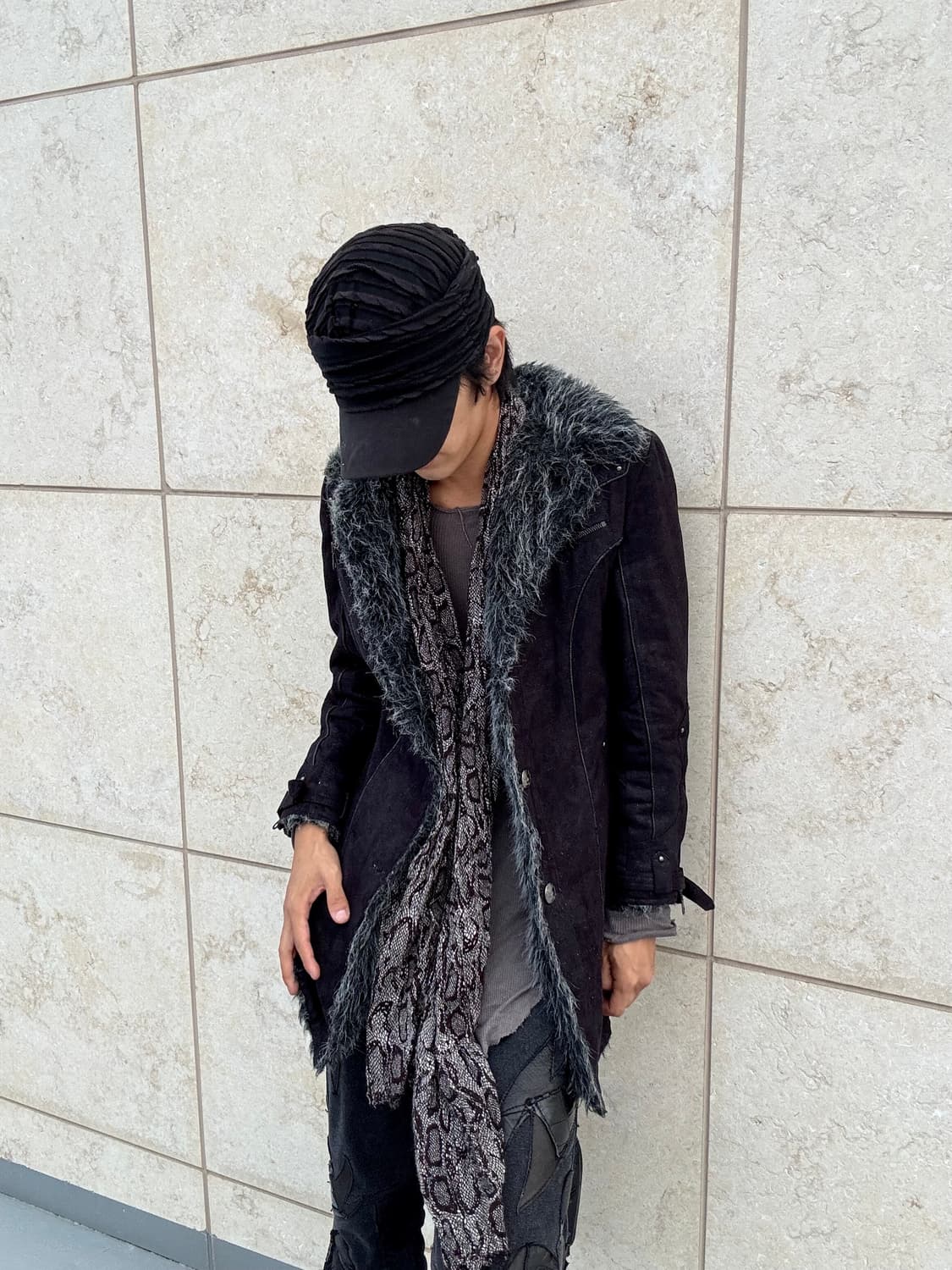  00’s Rare V-Kei Archive Fur Trimming Bu 상품이미지8
