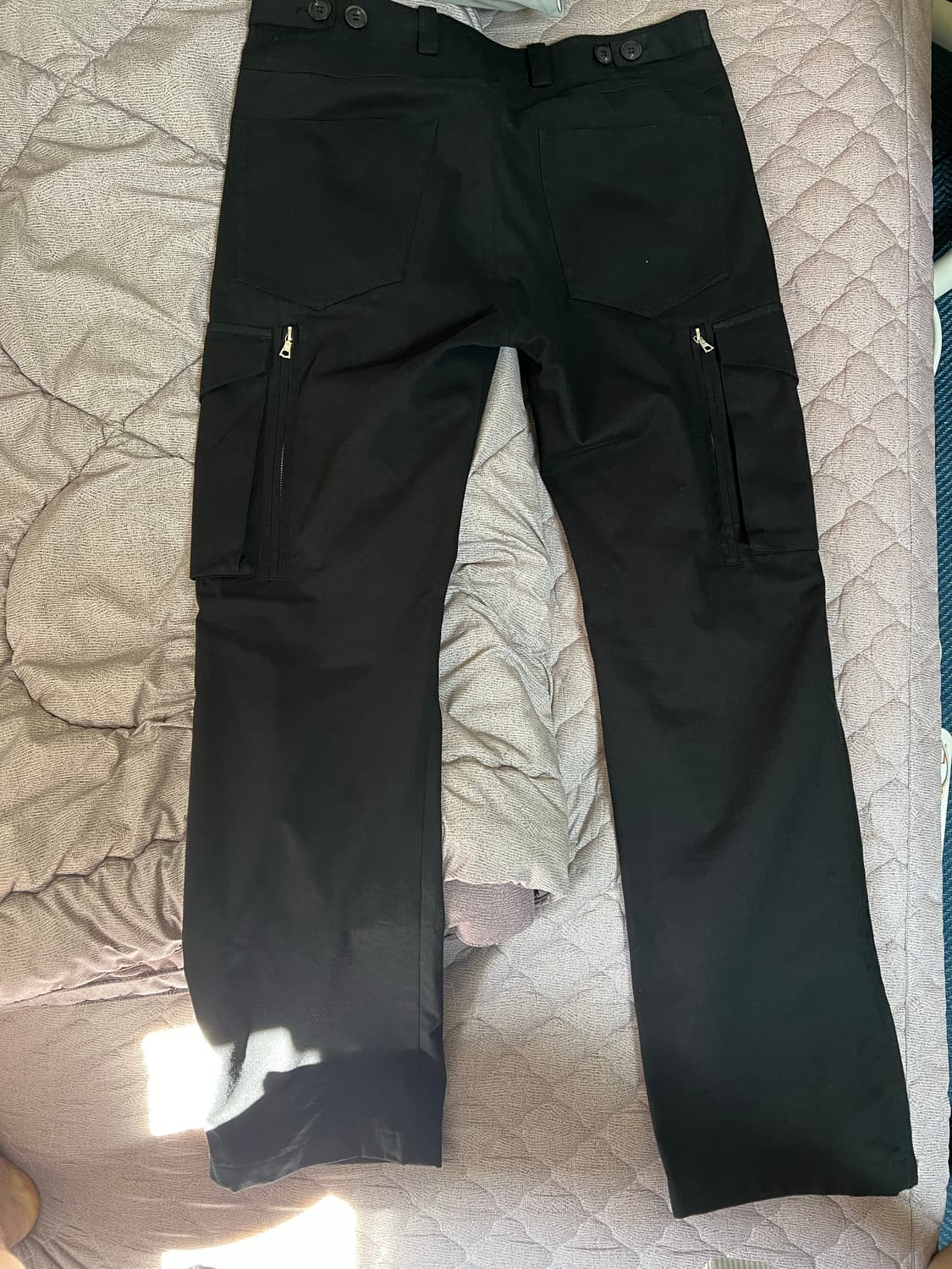 DOUBLE SIDE POCKET TROUSER - BLACK 3 상품이미지4