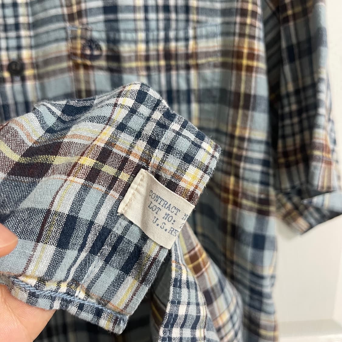 Timberland check shirt (mens M) 상품이미지4