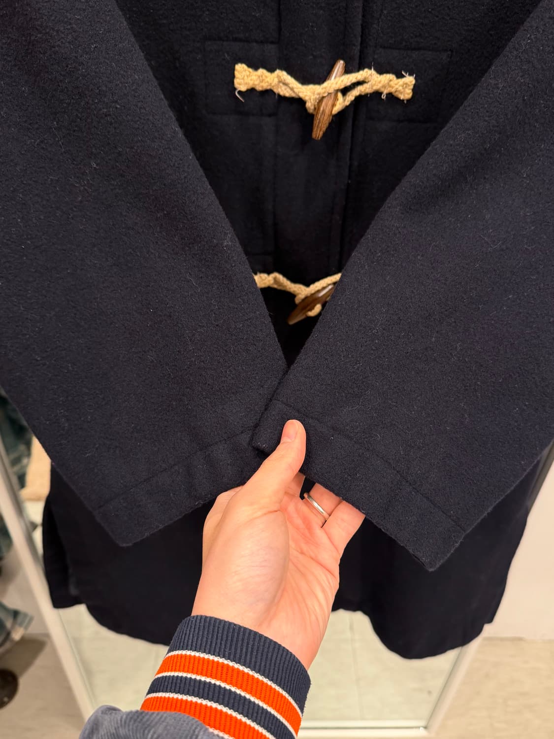 New Yorker 뉴요커 빈티지 울 더플 집업 코트 (Japan) 상품이미지4