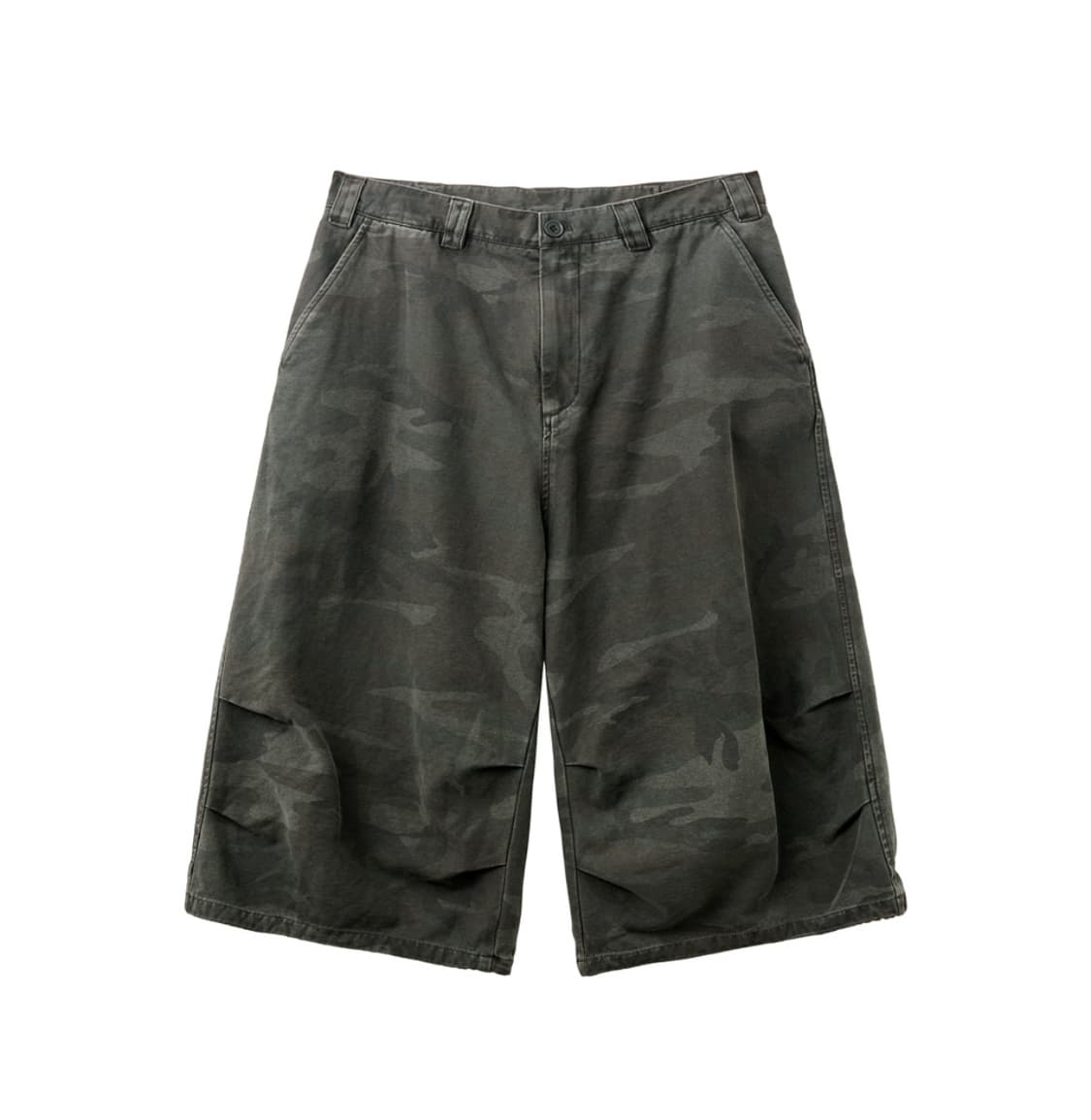 해칭룸 snow shorts over dyed camo khaki 2싸  상품이미지1