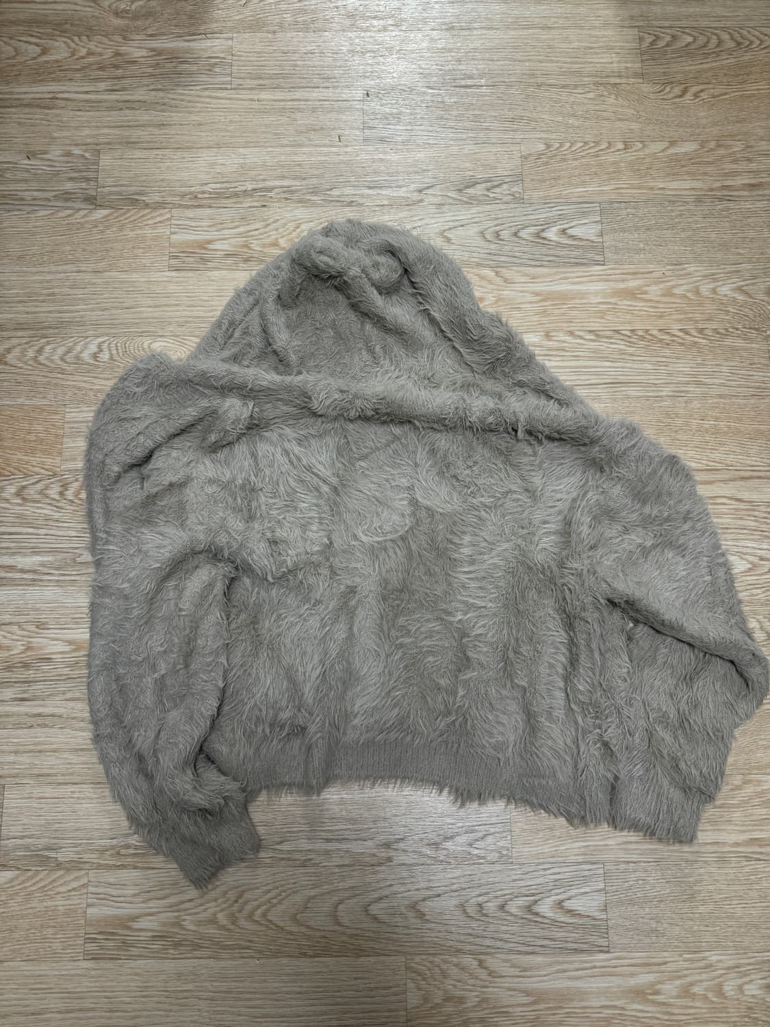 떠그클럽 퍼 후드 집업 상품이미지2