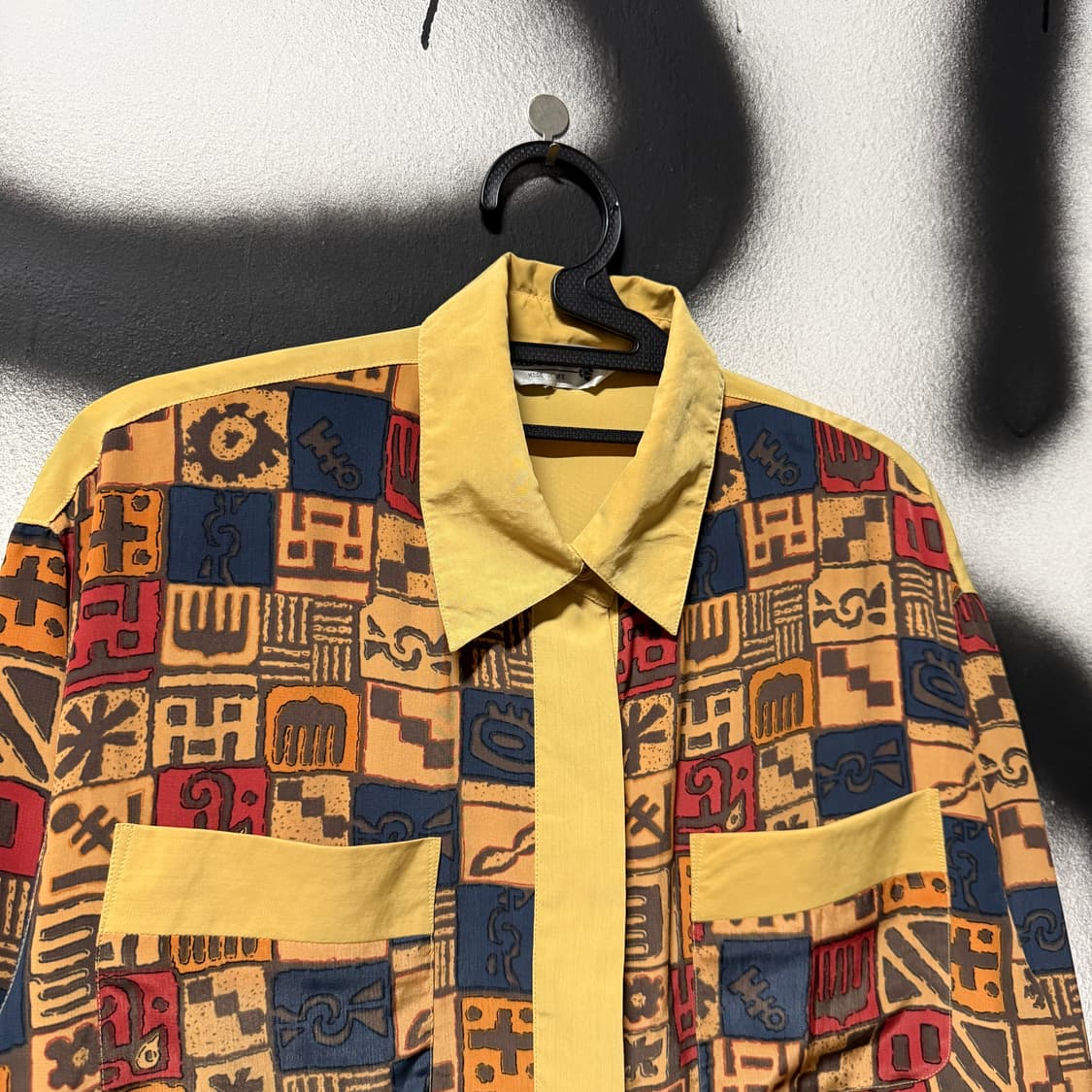 VTG 빈티지 에스닉 바로크 더블 포켓 긴팔 셔츠 상품이미지3