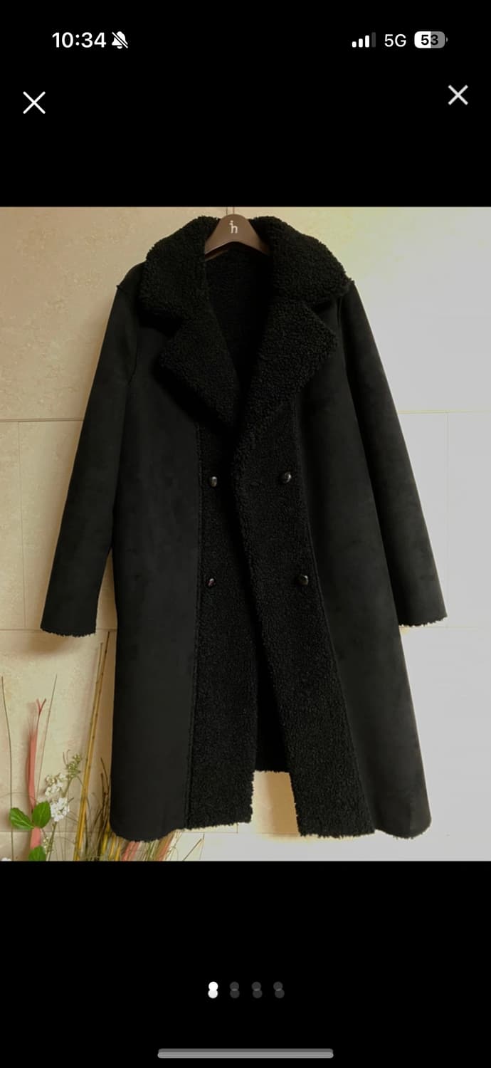 (상태최상) 블랙무스탕 상품이미지1