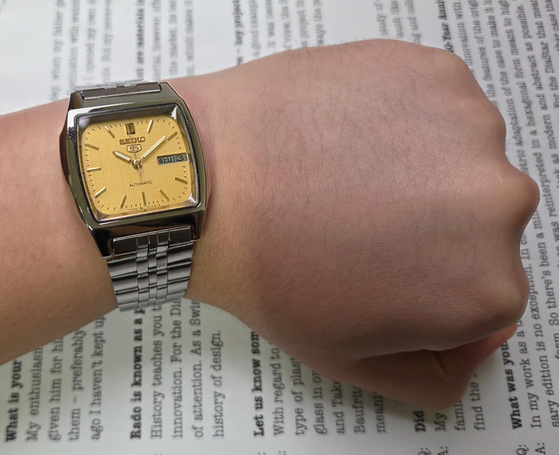 빈티지 세이코 사각테레비 데이데이트 그래픽체커 샴골판 브레이슬릿 ver. 상품이미지9