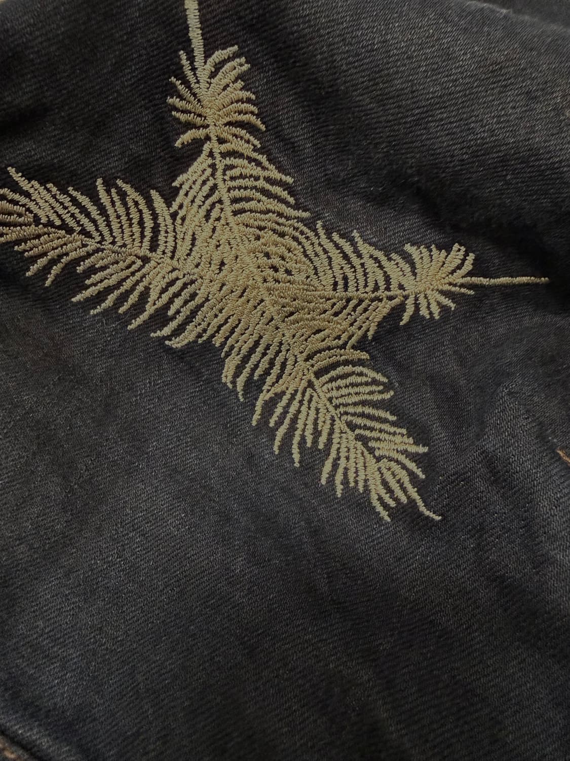 아오이로 오오키 페더 데님 팬츠 다크 인디고 사이즈 1 상품이미지5