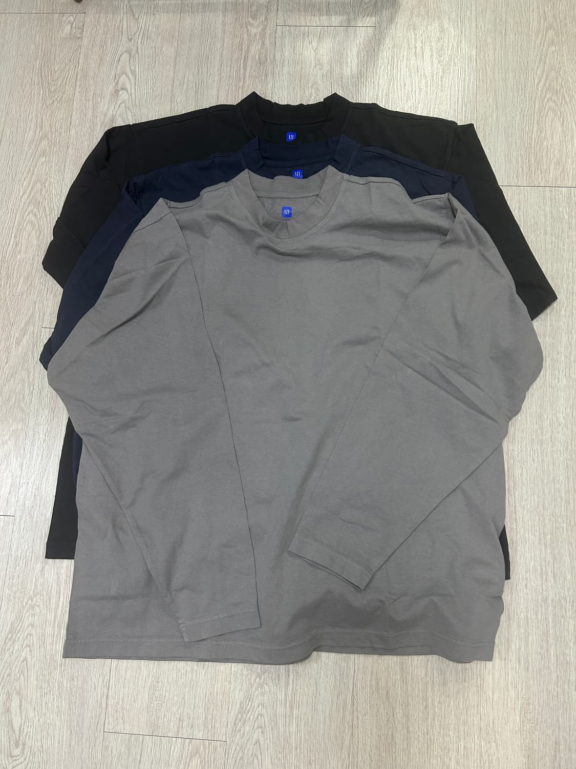 [XL] YZY GAP 롱슬리브 검정 상품이미지3