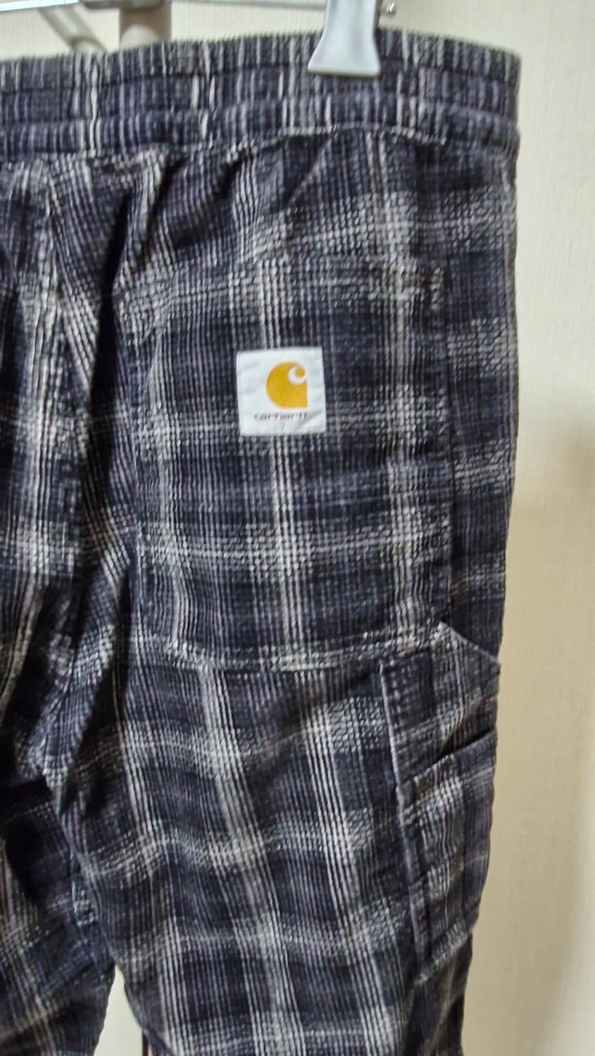 칼하트 체크 코듀로이 팬츠 34-36 상품이미지1