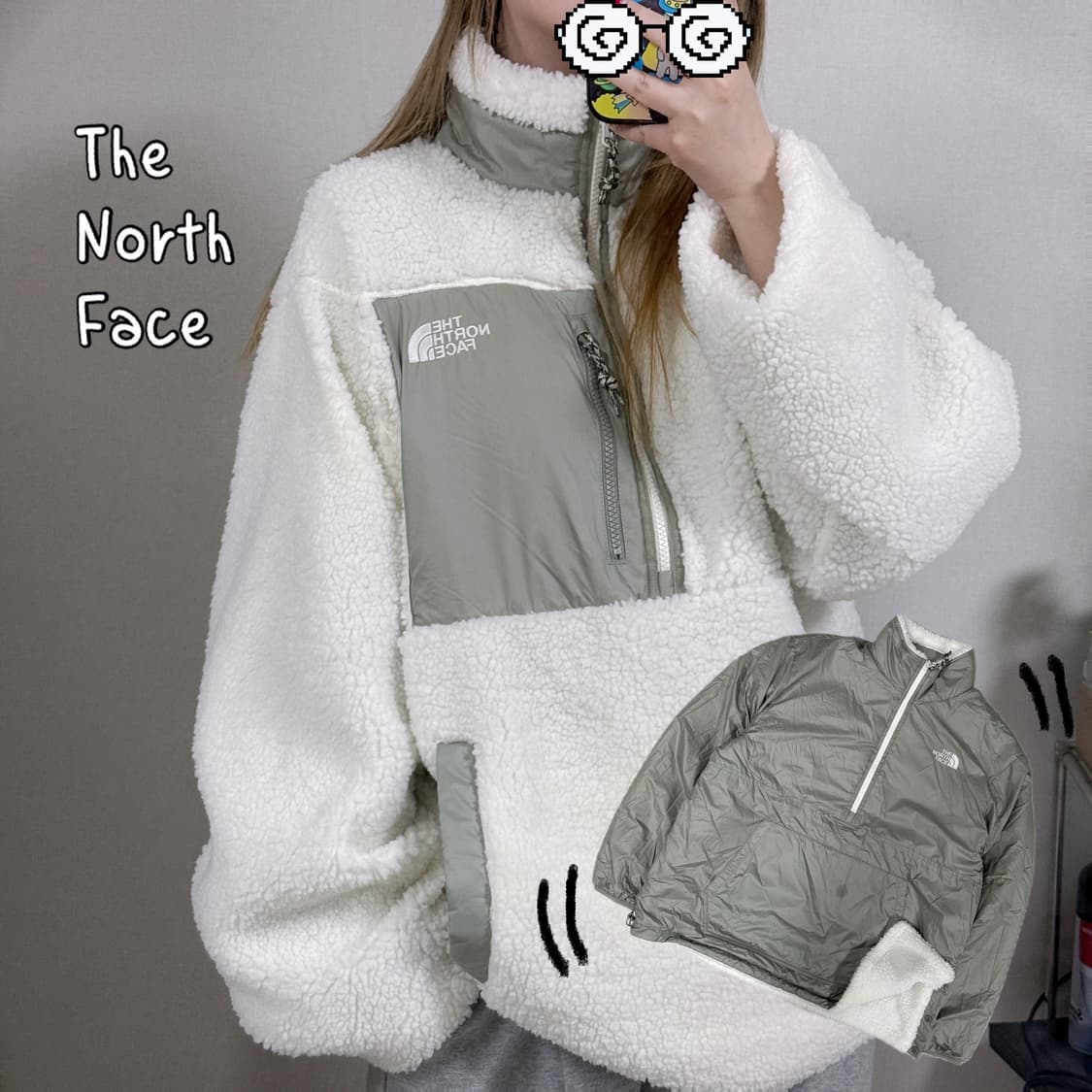 노스페이스 플레이 리버시블 뽀글이 아노락 상품이미지1