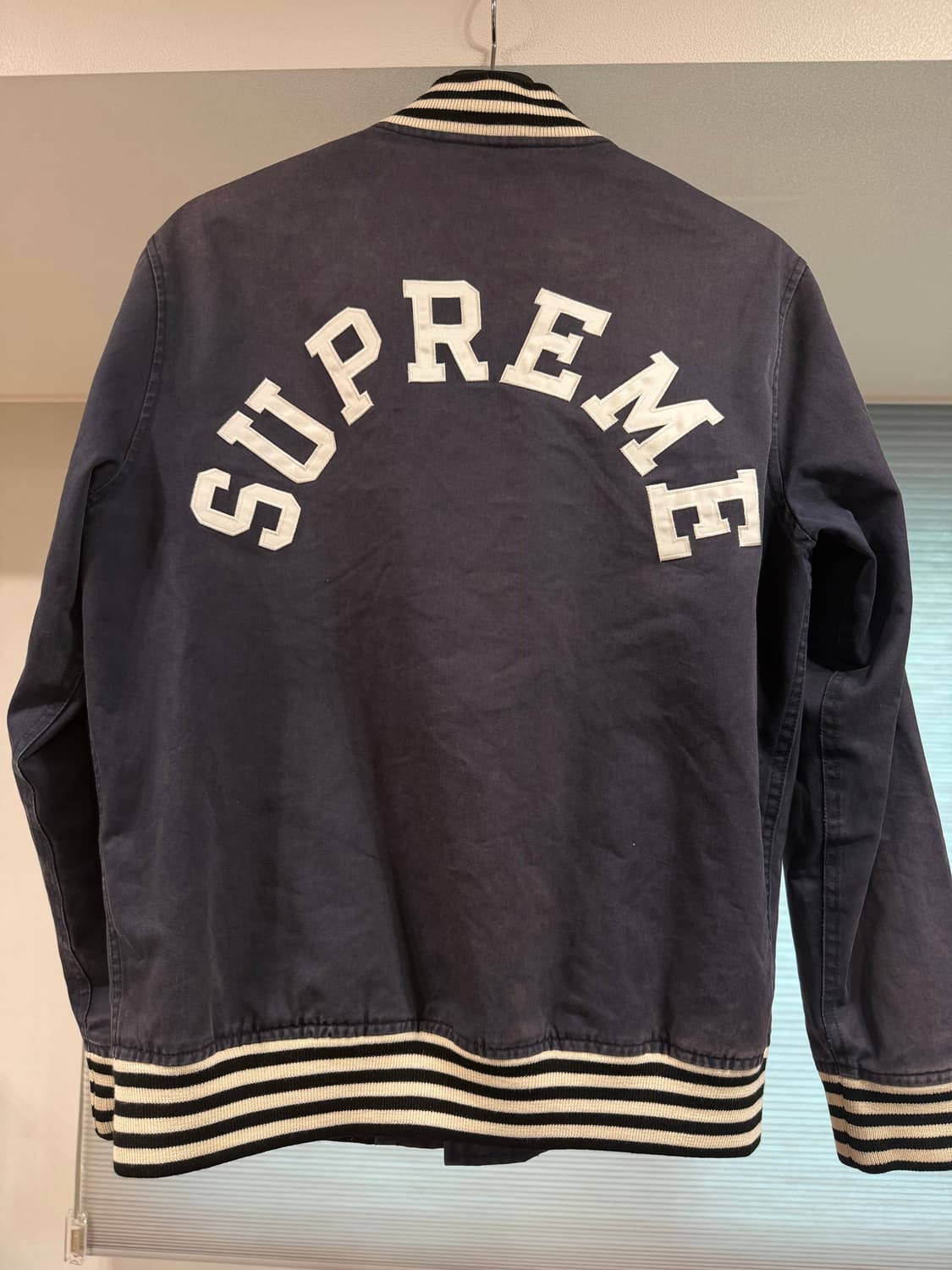 [L] 2012 슈프림 불독 바시티 스타디움 자켓 상품이미지5