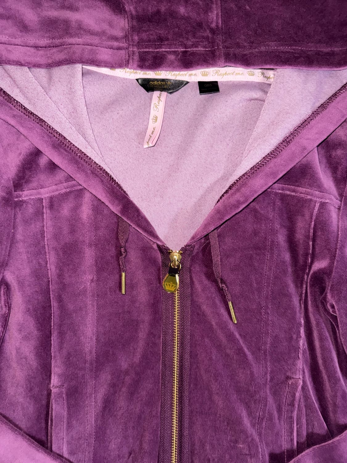 아디다스 리스펙트미 왕관 후드집업 XS 상품이미지2