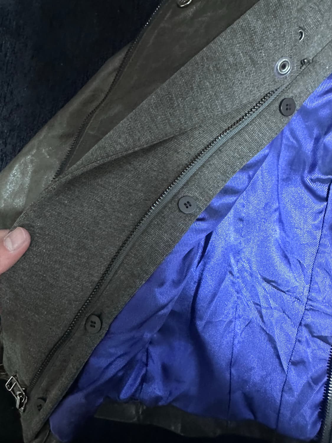 릭오웬스맛 가죽자켓 판매합니다 55 사이즈 상품이미지3