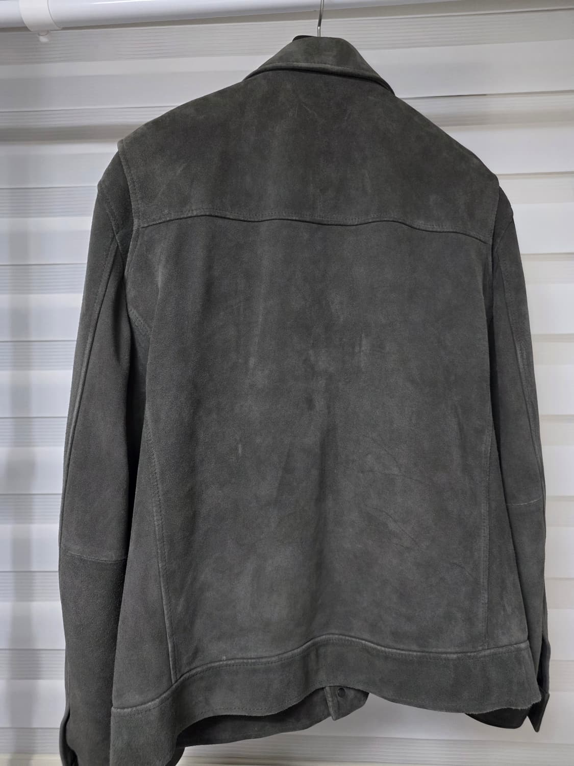 느와르 라르메스 스웨이드 자켓 그레이 50 상품이미지2