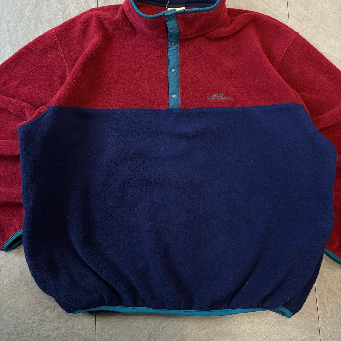 90s L.L.bean 90년대 생산 엘엘빈 투톤 신칠라 스냅티 상품이미지4