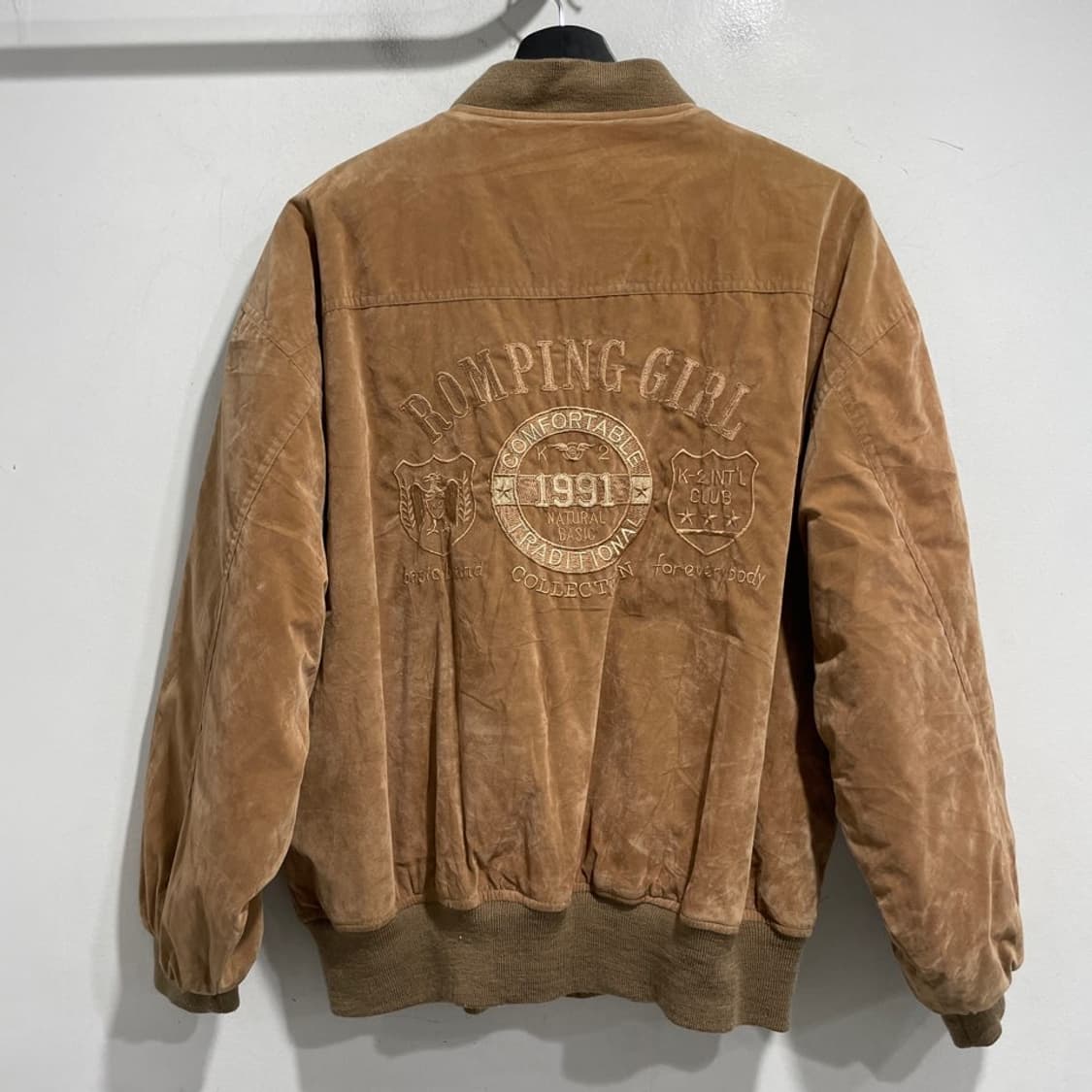 워크 스웨이드 바시티 자켓 상품이미지2