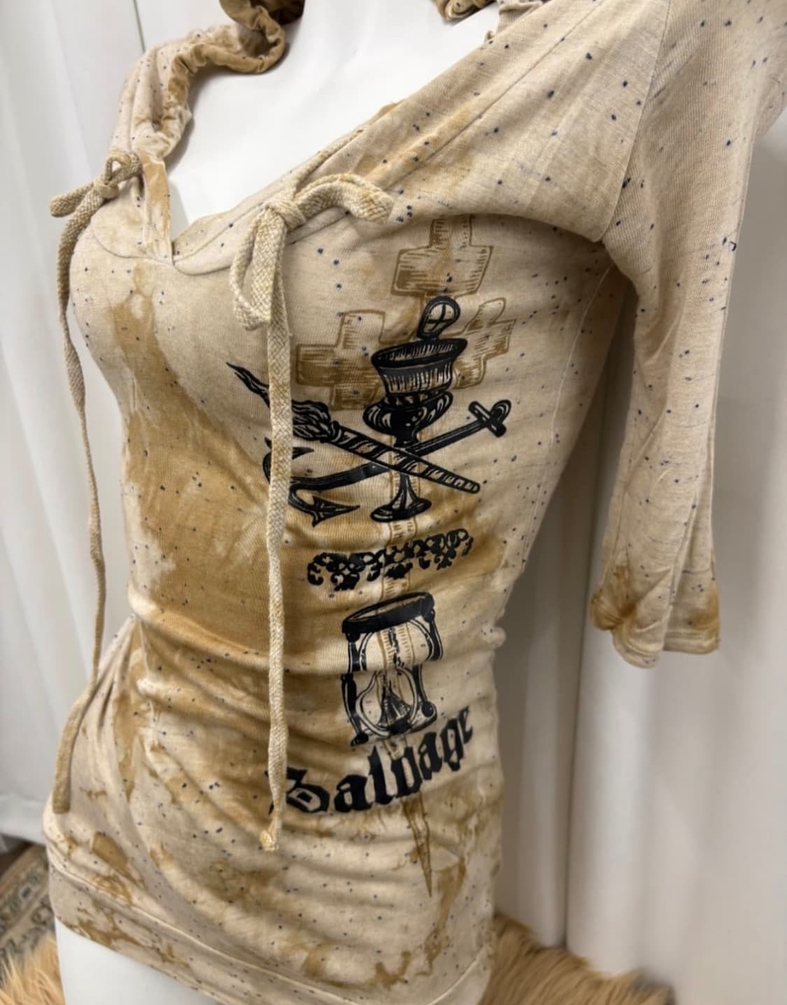 Salvage 샐비지 와투케 y2k 롱슬 롱슬리브 상품이미지2