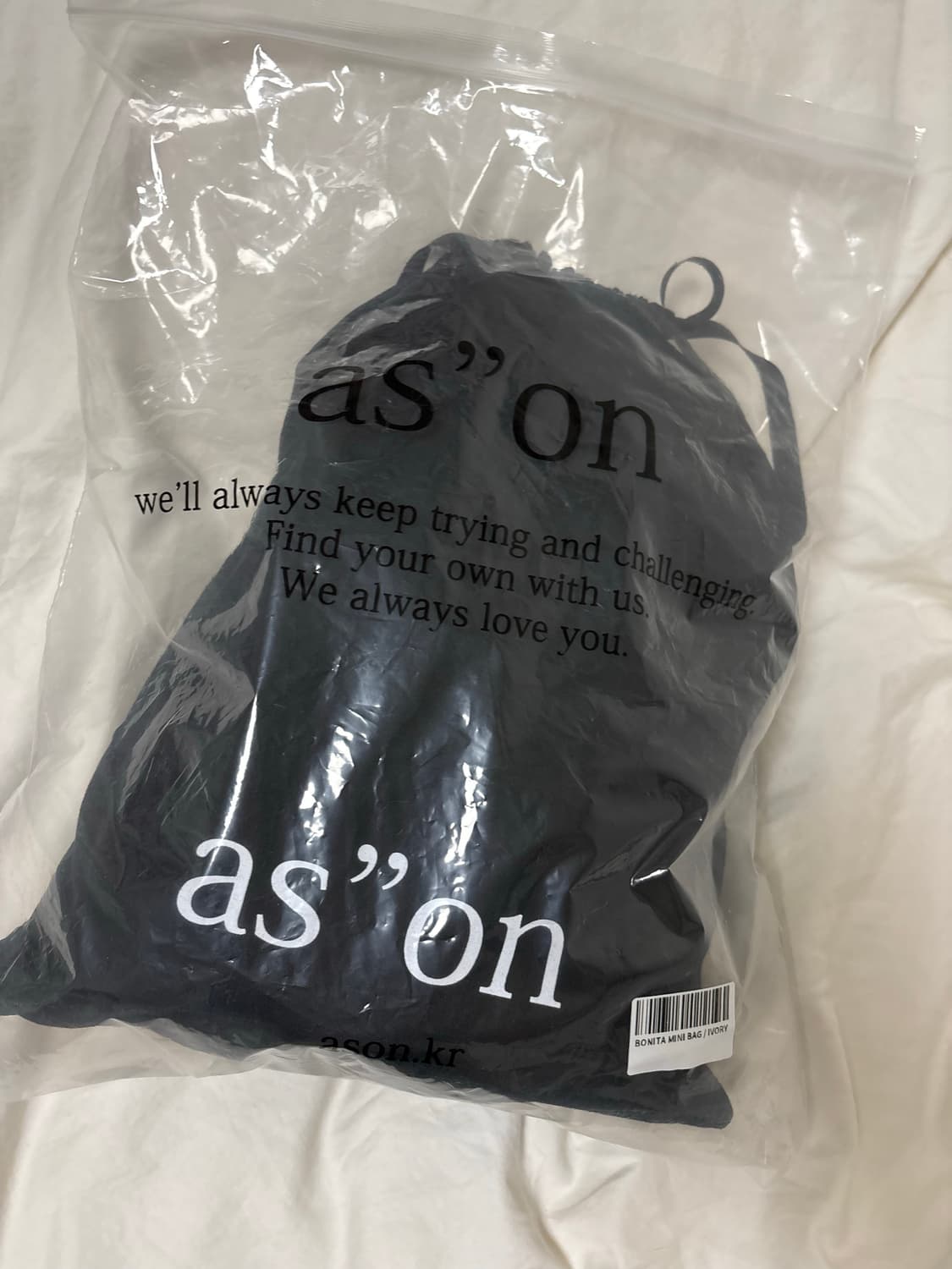 애즈온 보니타 미니백 아이보리 상품이미지9