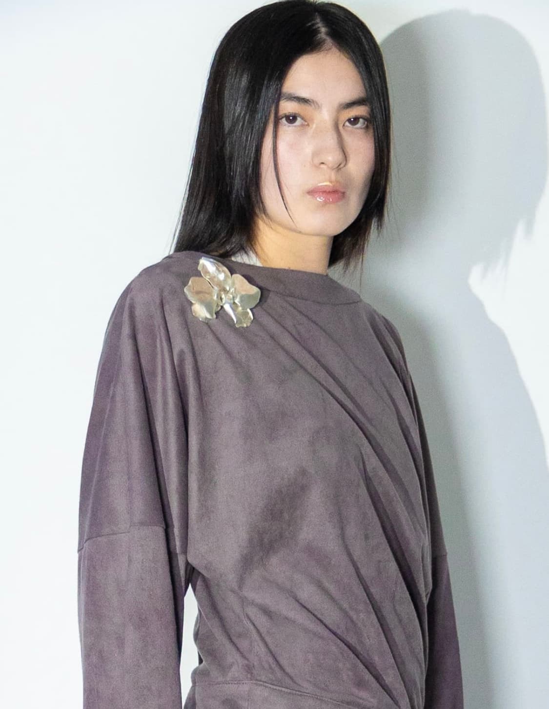 Volume Bell Shirts (plum) 상품이미지2