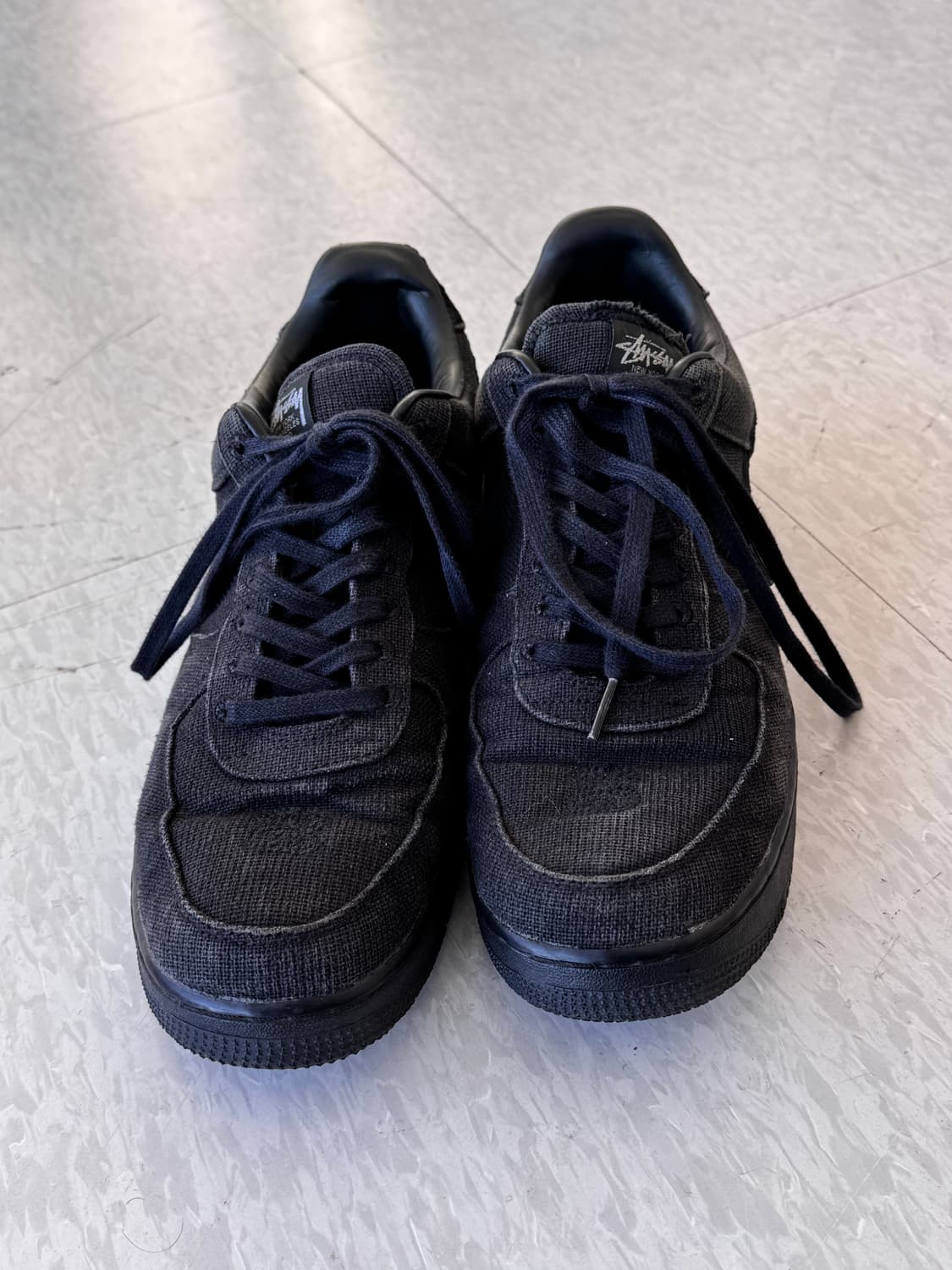 나이키 x 스투시 에어포스 로우 포실 블랙 295 상품이미지6