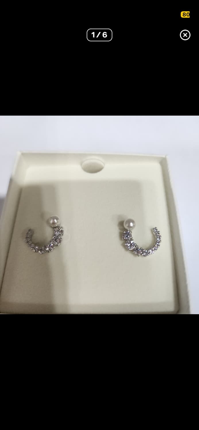 스외로브스키 matrix hoop 귀걸이 상품이미지1