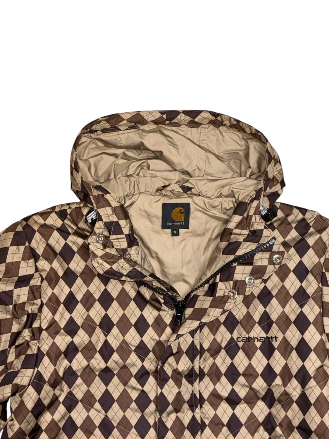 칼하트 다이아몬드 패턴 쉘 패딩 상품이미지7