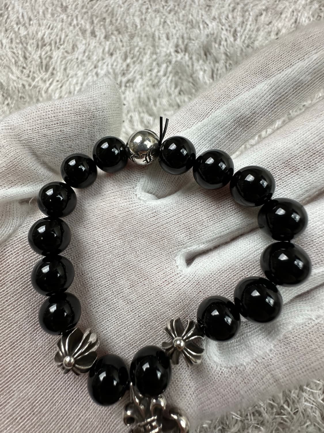 [10mm] 정품 크롬하츠 BS 플레어 참 비즈 팔찌 상품이미지8