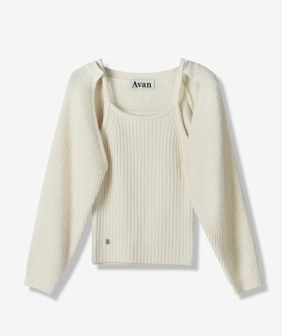 Adel Bolero Cardigan Knit Set [Ivory] 상품이미지2