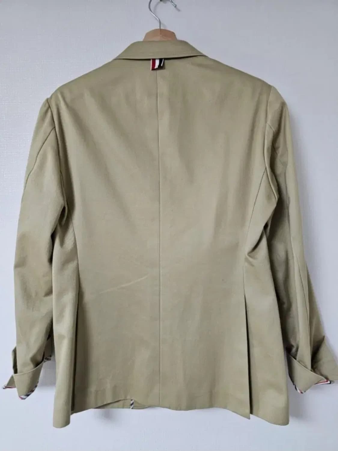 톰브라운 정품 트라이콧 사선 삼선 쟈켓(1사이즈/95~100) 상품이미지4