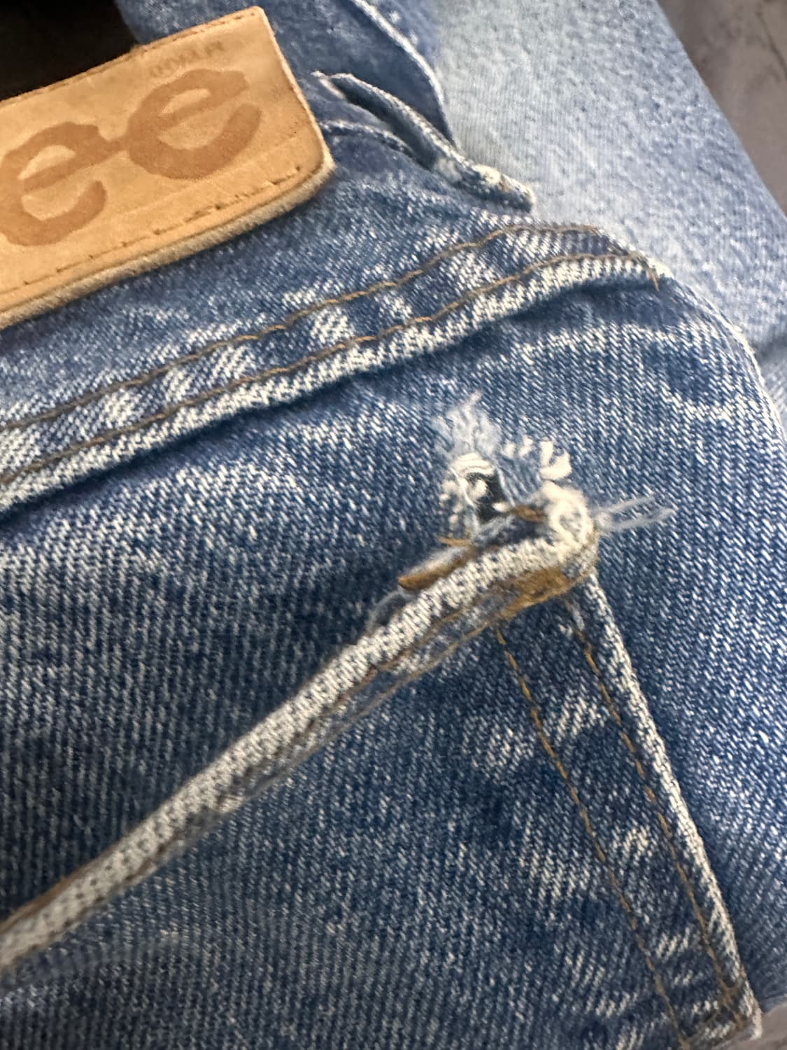 90s Lee usa 200z 데님팬츠 상품이미지7