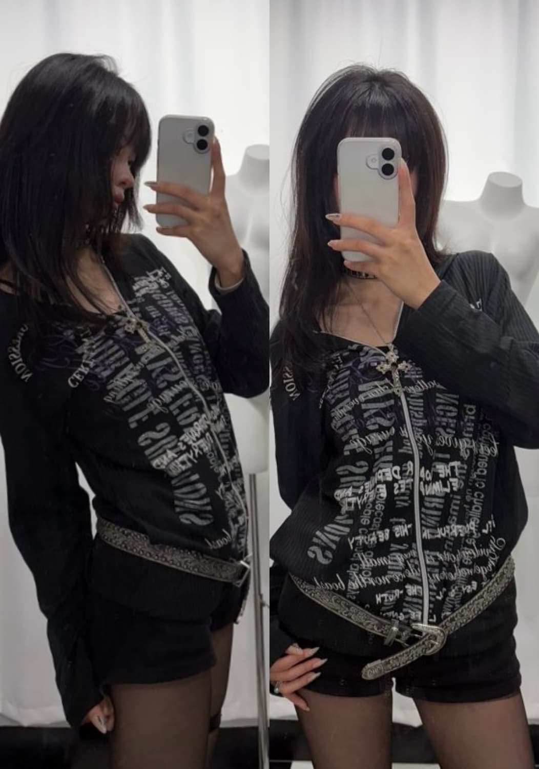 🎸블랙 레터링 후디🎸 상품이미지1