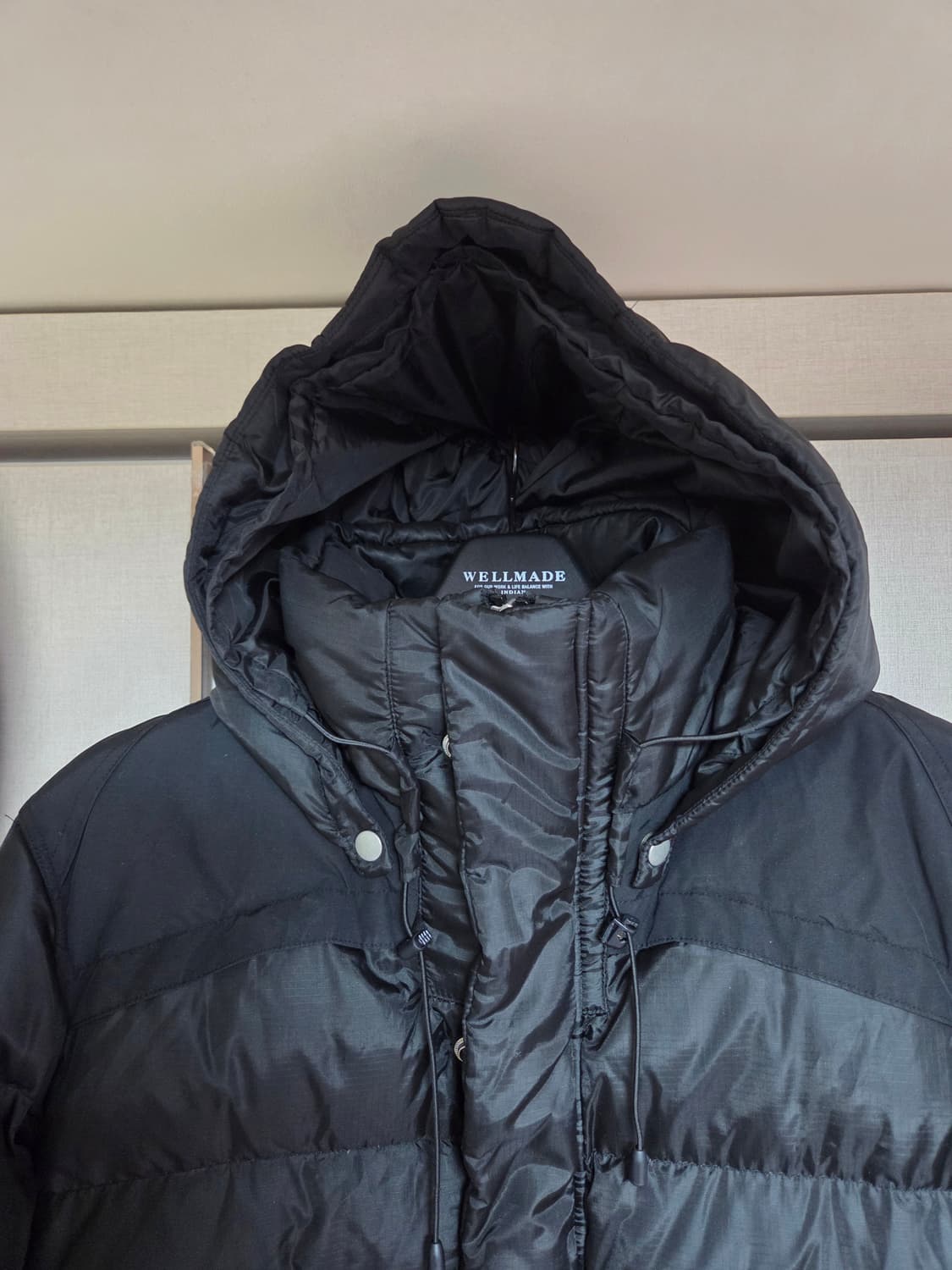 지오다노(새옷급)  후드 패딩100~105 상품이미지2