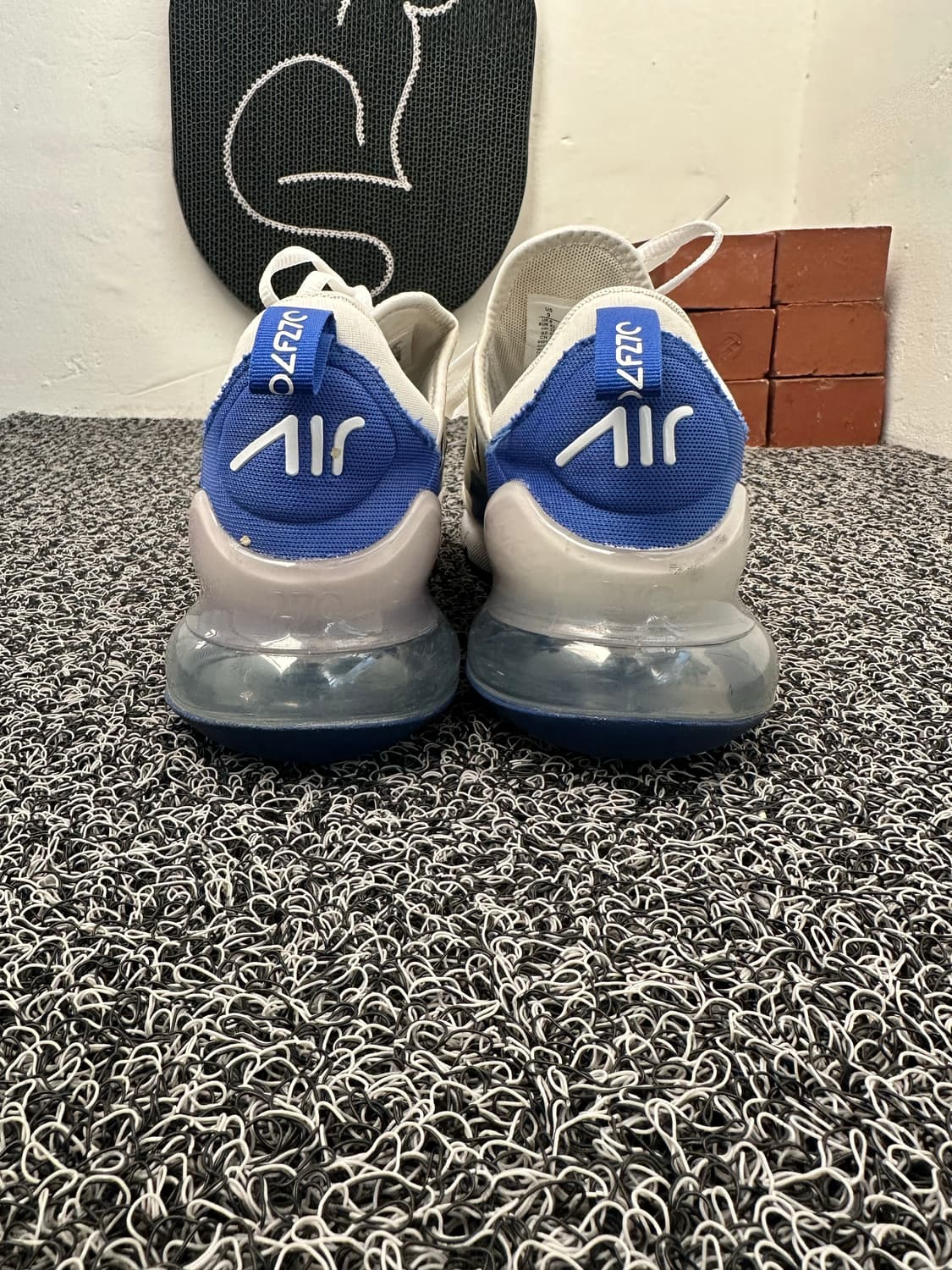 나이키 에어맥스 270 골프화 화이트/블루 270mm 상품이미지4