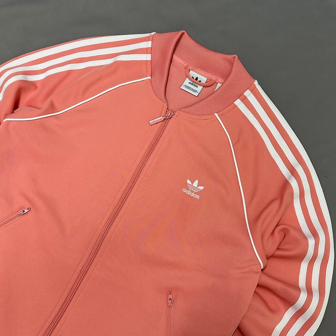 아디다스 신형 슈퍼스타 핑크 빈티지 져지 L 상품이미지4