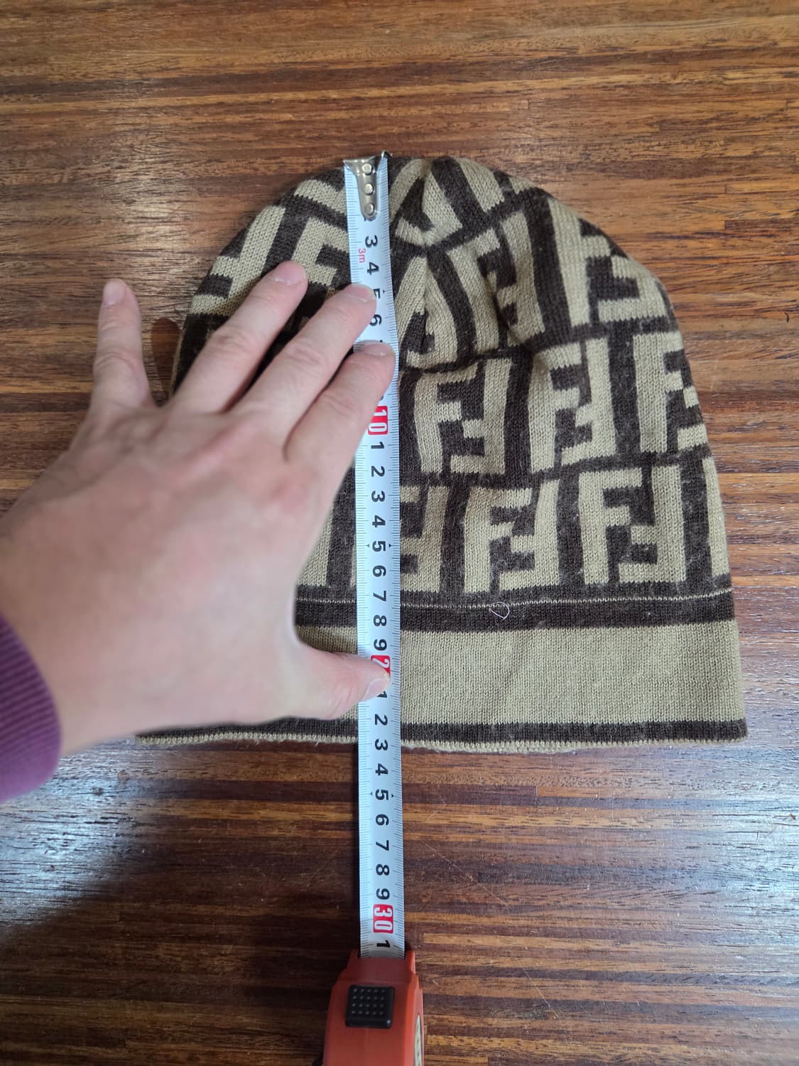 펜디 올드스쿨 멀티로고 울 비니 프리 상품이미지7