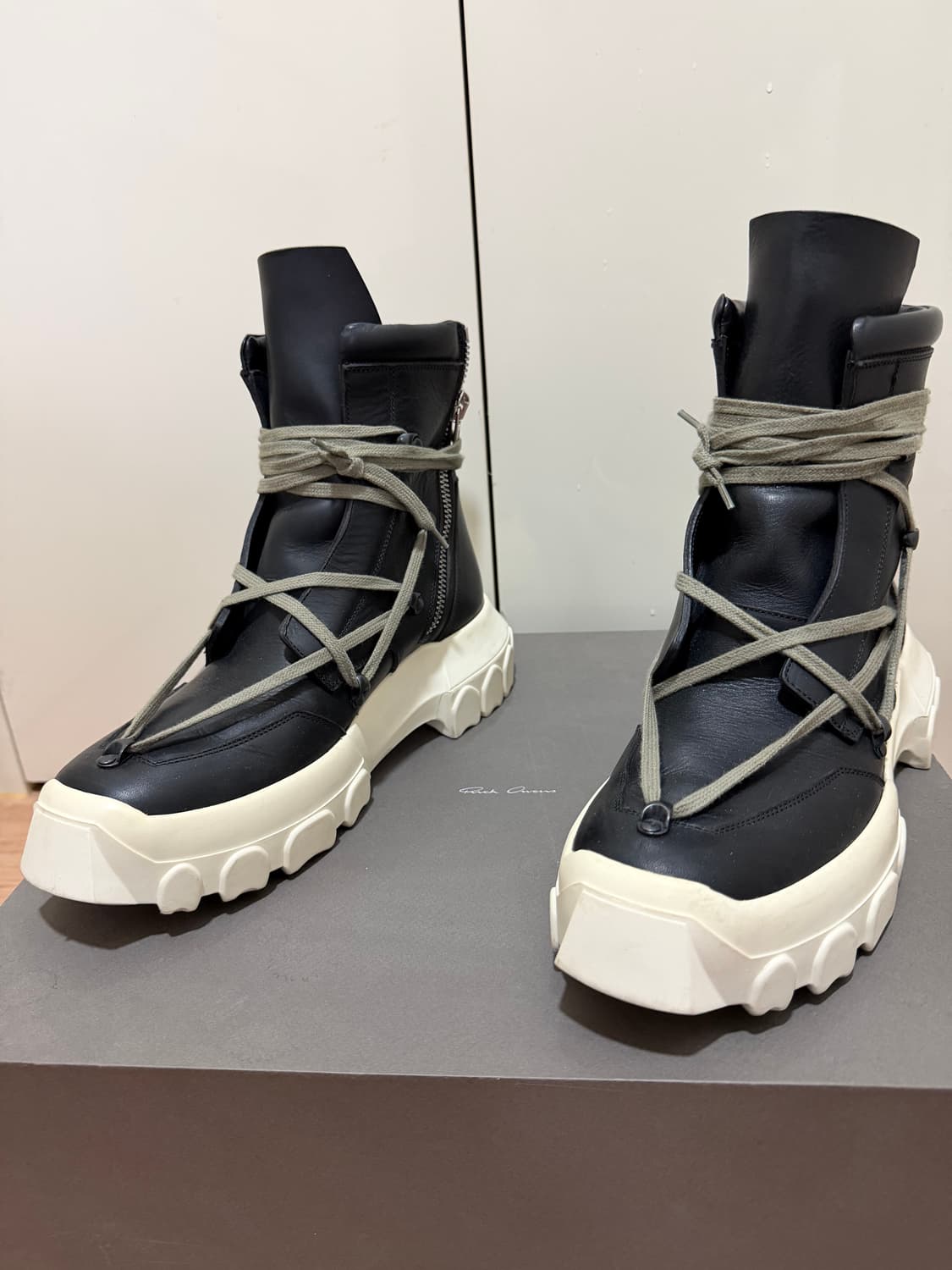 Rick owens 아크네 팹스타일 하이킹 부츠 18ss 상품이미지1
