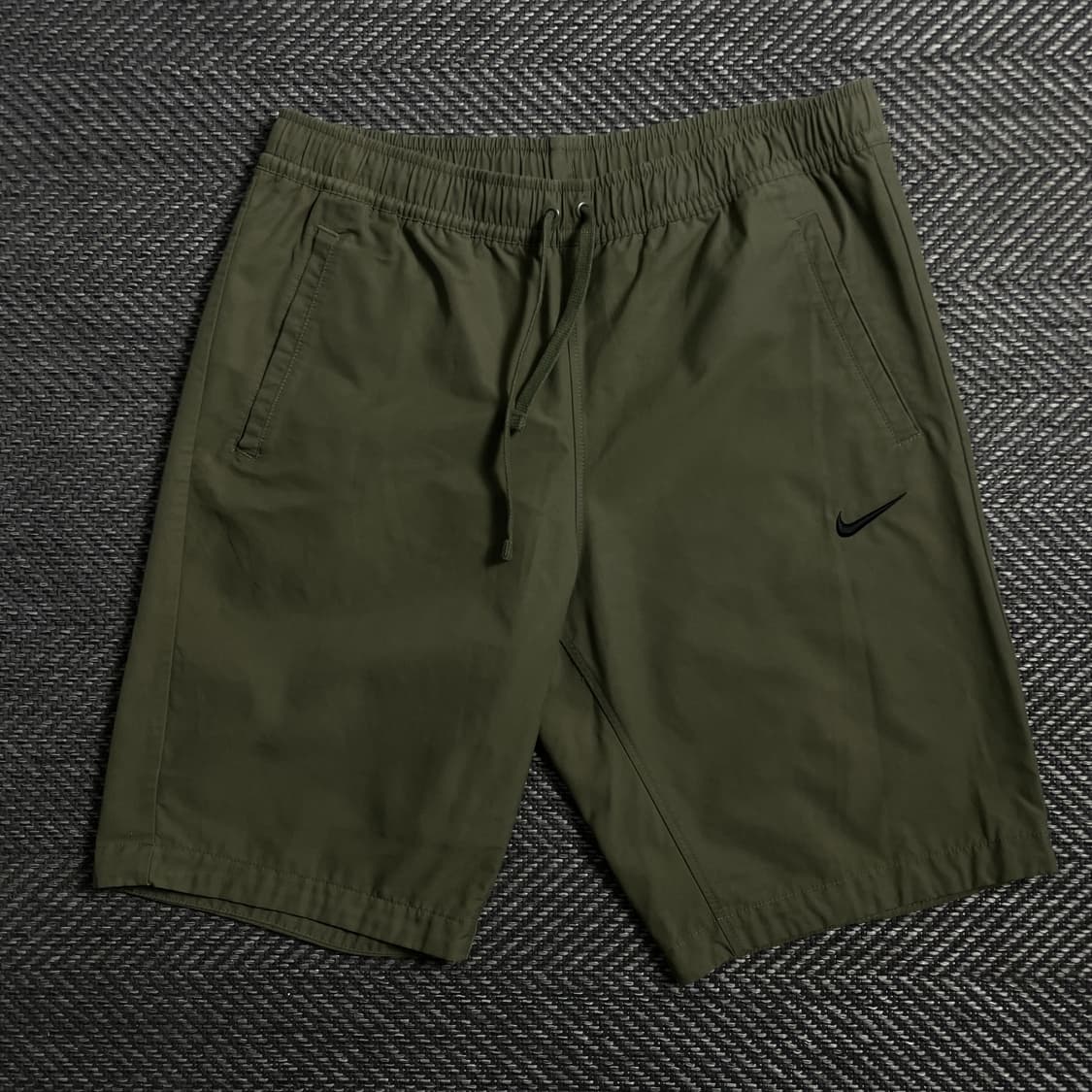 나이키 스우시 우븐 트레이닝 쇼츠 카키y 4186 상품이미지2